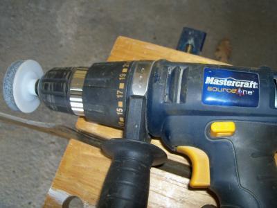 Blade on Mastercraft folding table