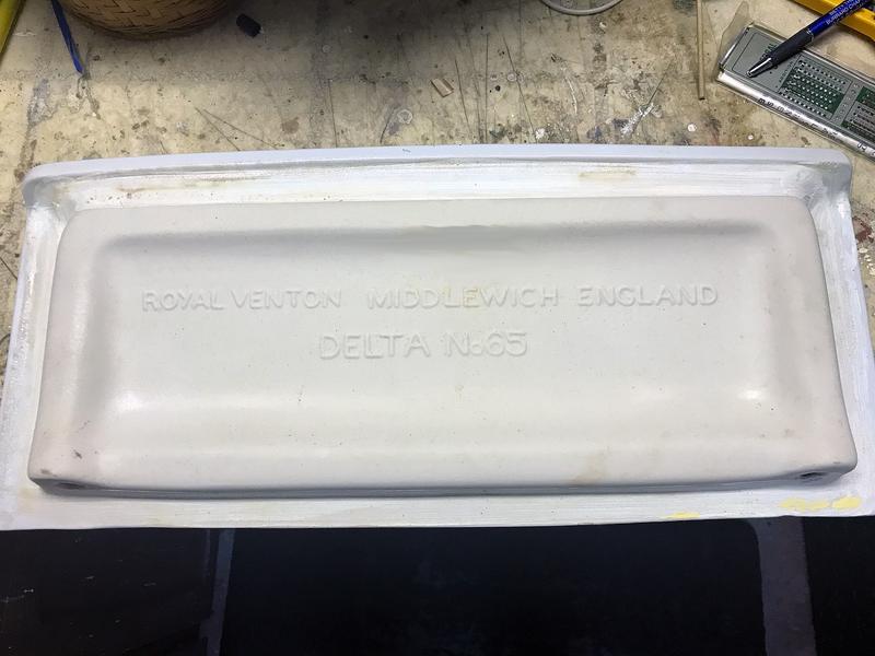 Mid 1950's Delta tank lid underside