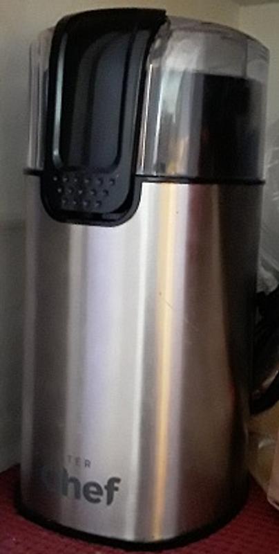 Black & Decker Easy One-Touch Coffee Grinder/Spice Grinder, Stainless Steel,  12-cup