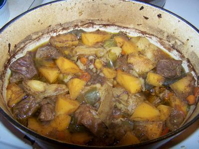 Beef stew - 1st dish in new casserole