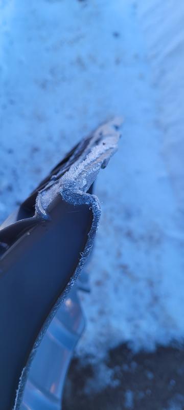 Bottom of the shovel to show the wear.
