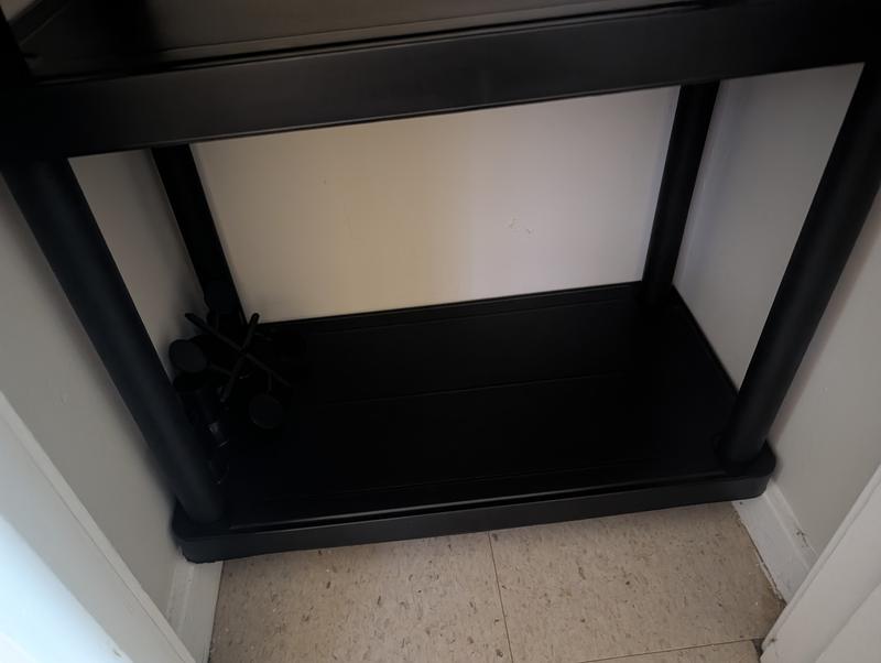 The trim stops me from using the foot pegs.