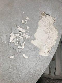 This table top was sold as "durable".