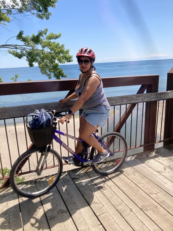 Biking at the Rouge Park