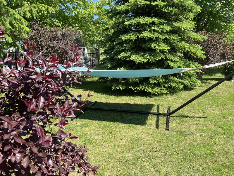 15' Bronze Steel Arc Hammock Stand - Casual Furniture World