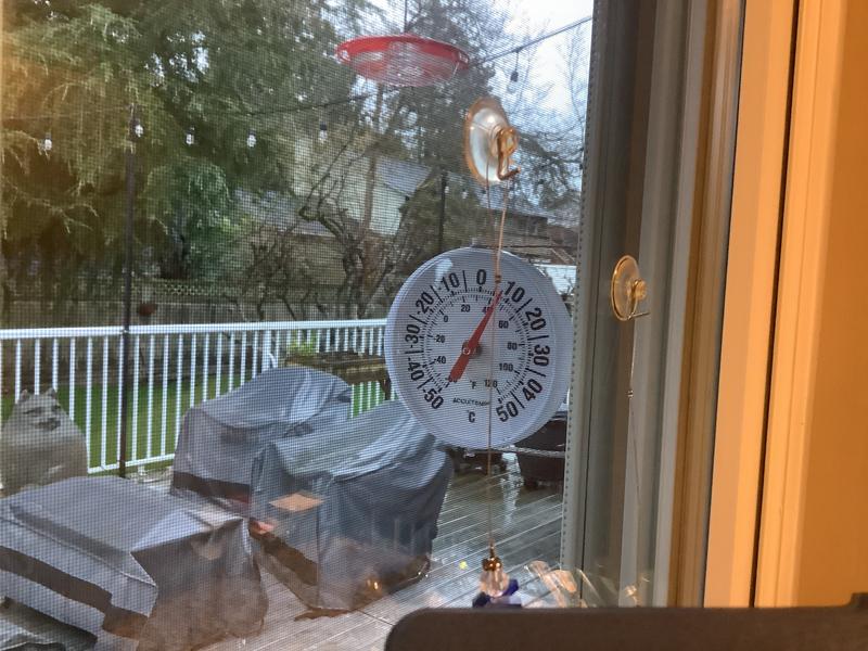 Easy read thermometer