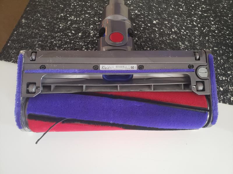 dislogded rubber thread popped out and causing fluttering scraping sound