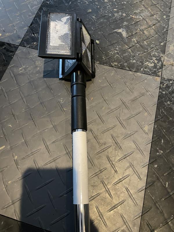 After pealing stickers off, there is a lot remaining to scrape off