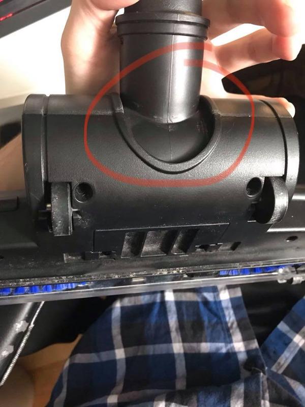 Where the suctions leaves