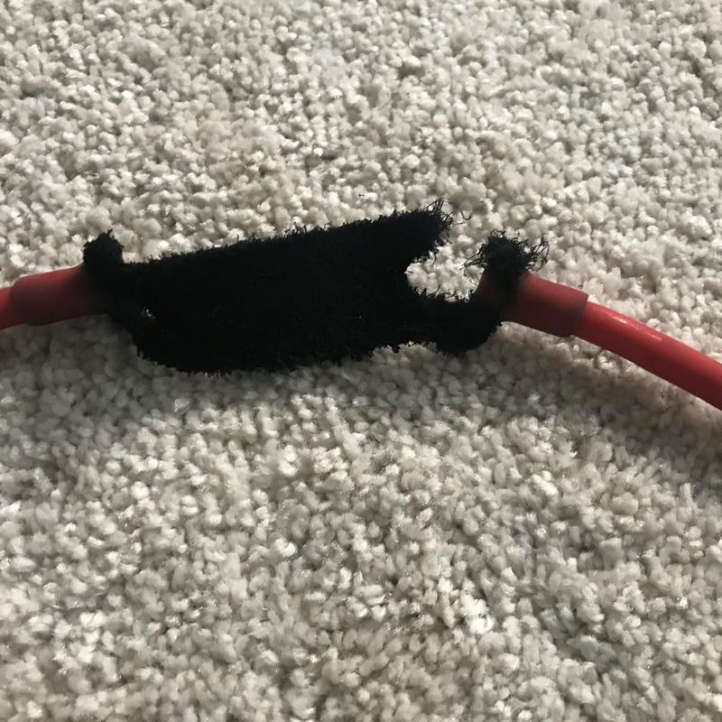 soft leather pouch after maybe 100 shots