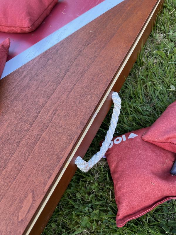 First day after a few tosses. Falling apart