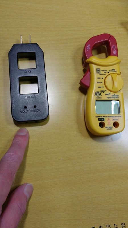 Sperry line Split tester with AC voltage probe points