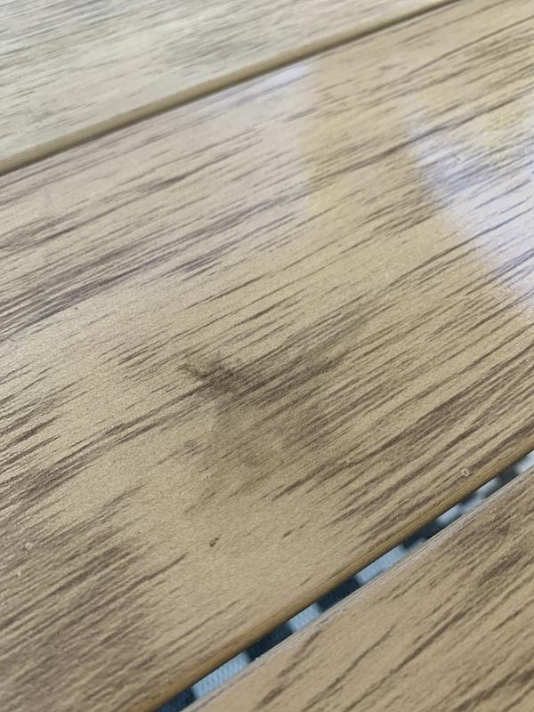 Grease from food. Ate through the paint immediately.