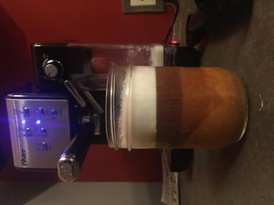 My "better than Starbucks" almond milk latte