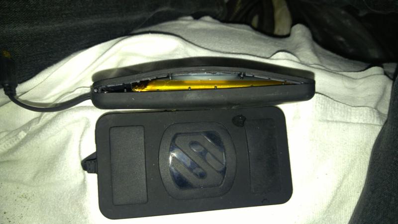 split right down the side