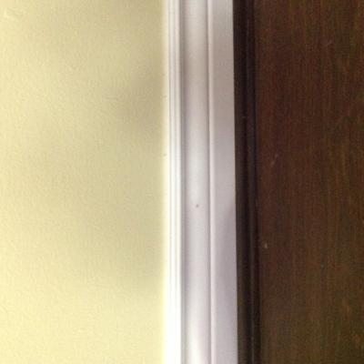 Stuck on rounded foot moulding