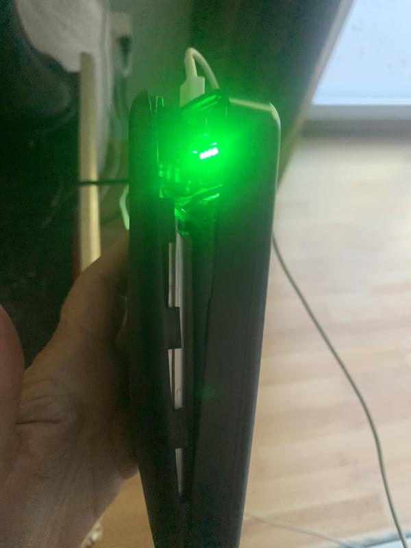 Swelled up and very hot . So close to causing a fire !