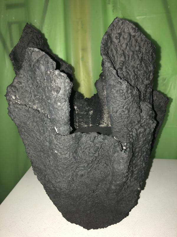 Pot de fleurs en béton!