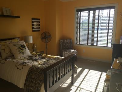 Our renovated guest bedroom