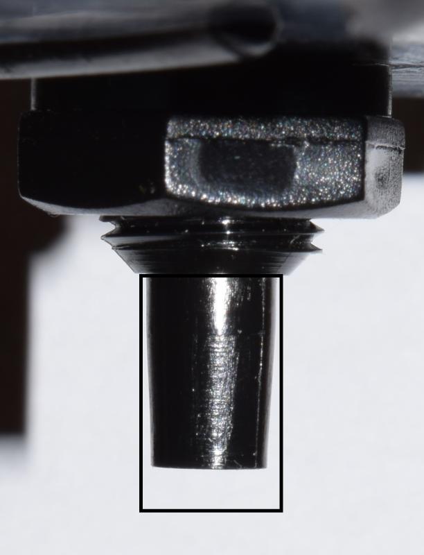 Wrong taper on fitting