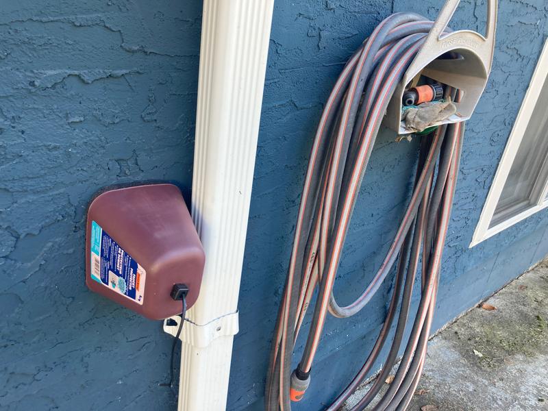 Foam helps it fit to an uneven wall