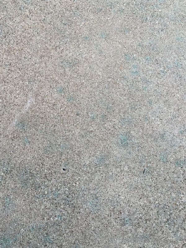 Concrete stains and damage