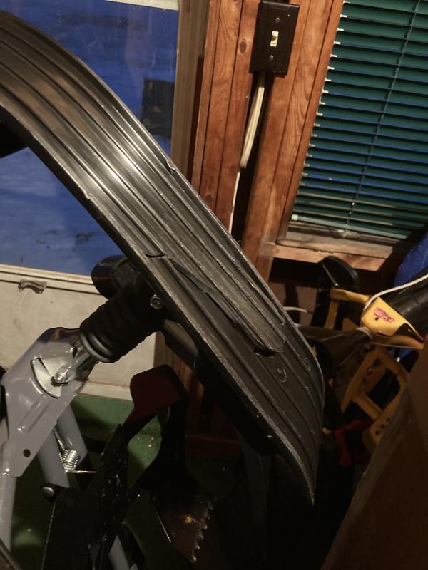 Broken ski first use