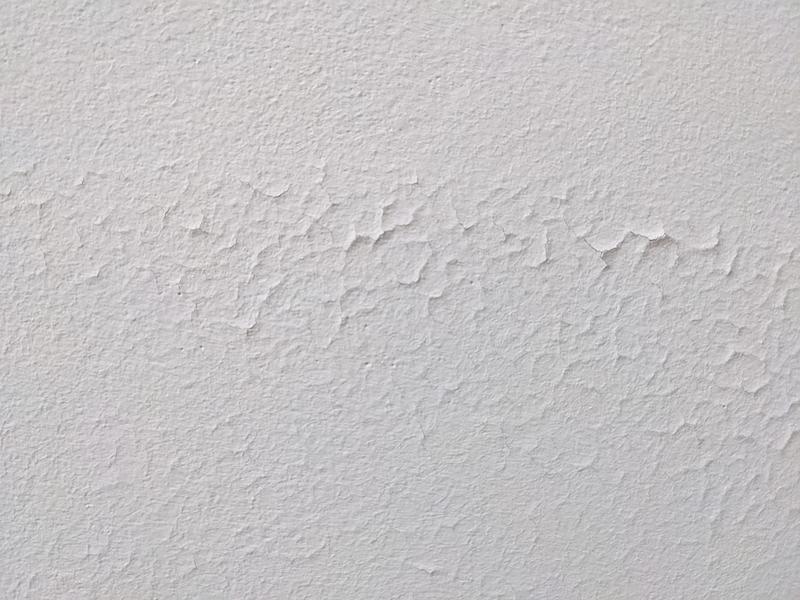 Cracking of fresh paint.