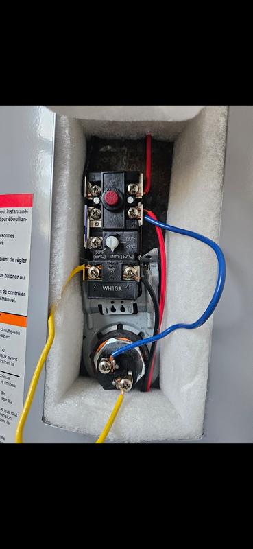 New hot water element