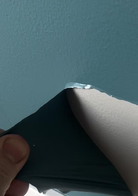 Poor adhesion, even on a clean prepared surface after several days.