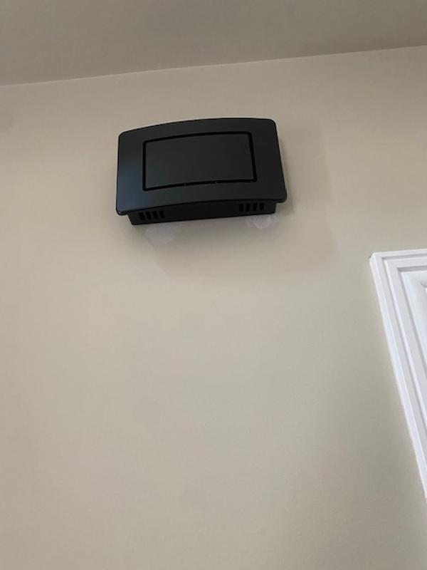 Chime mounted on wall