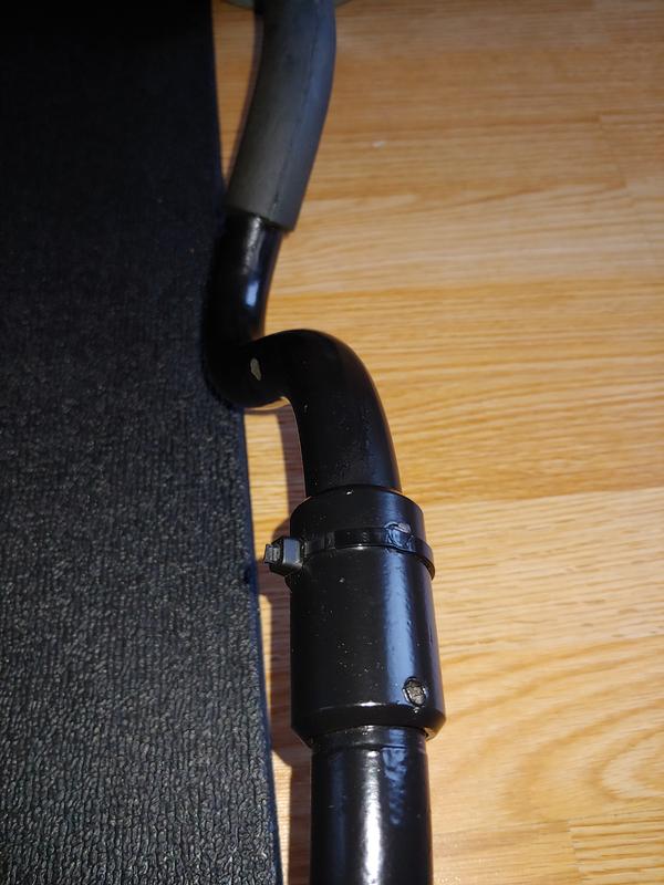 Utilisation d'une attache en plastique pour que la barre reste en 1 morceau