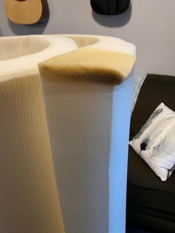 Received it stained from the store