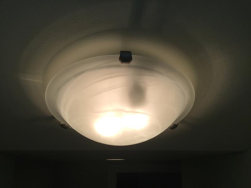 Being slim candelabras they fit easily in slim-space fixtures like the light in my ceiling fan.