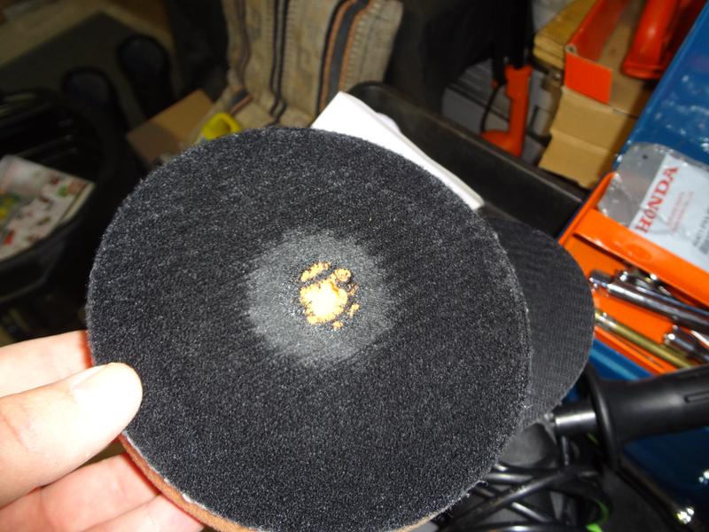 Pad burnout - remember to use light pressure, and avoid prolonged high speed operation.