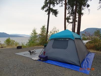 Camping in Fintry Prov. Park, Sept. 2017.