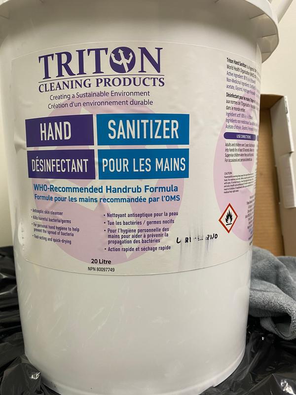 Expiry date/ Lot Number written on by manufacturer with a permanent marker -- not properly labelled