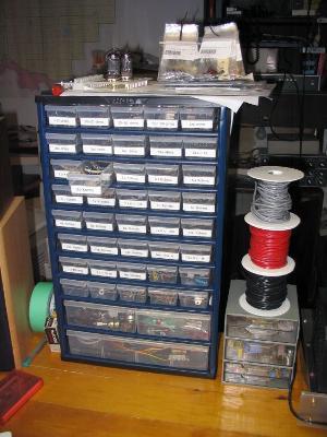 Labeled Parts Drawer