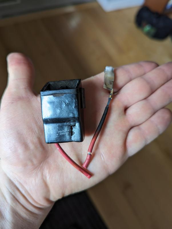 Damage to the terminal after less than a year's use