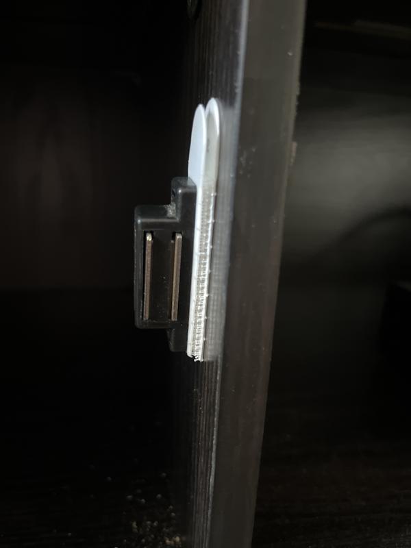 Had to use a Velcro stick on to hold the magnet and door closed.