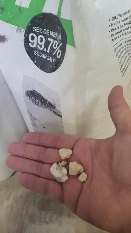 Rocks found in salt