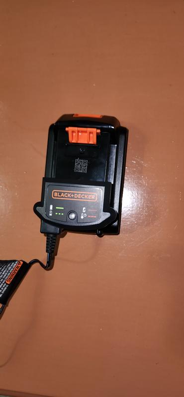 My new battery pack is on a charger