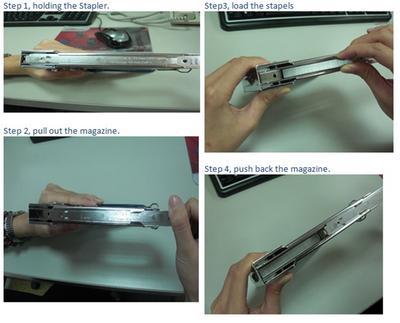 how to load a staple gun