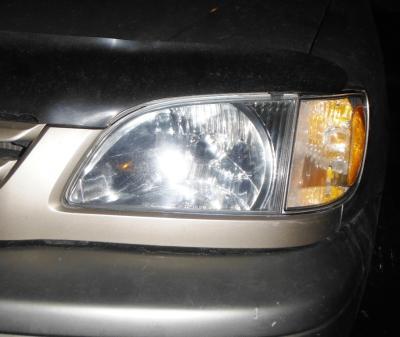 Yes that is a 12 year old headlight