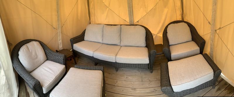 Canvas Summerhill patio set.