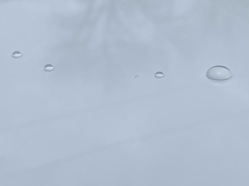 All that remains from a 500ml bottle of water...