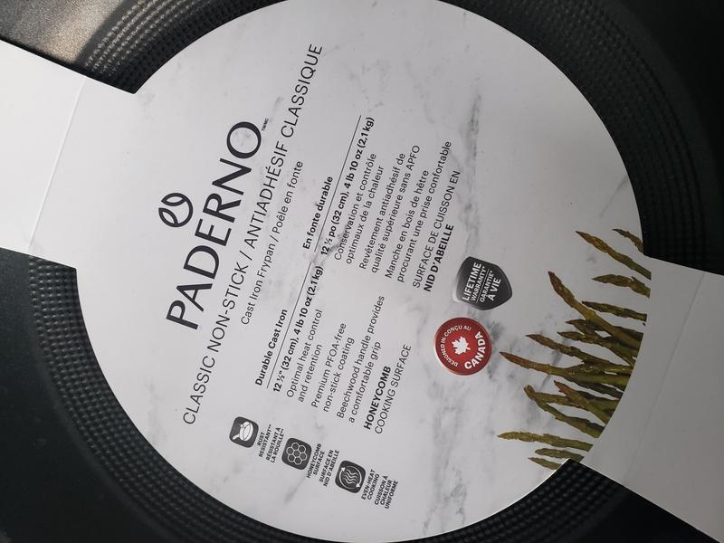 Paderno cast iron pan