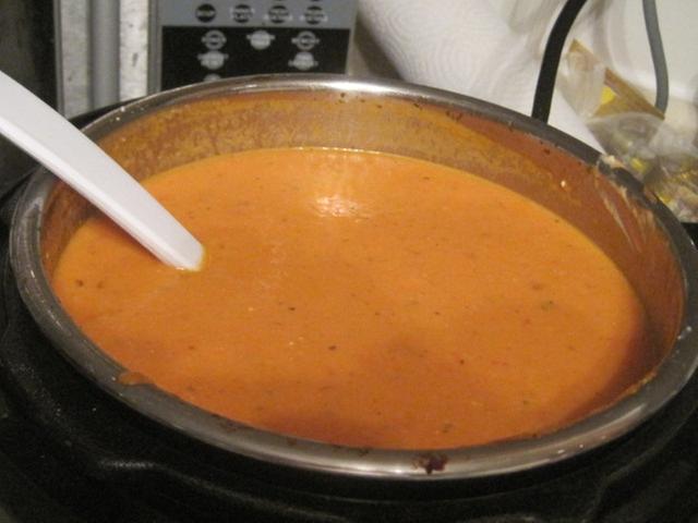 Roasted Red Pepper soup , makes 8-9 cups.
