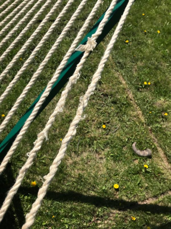 Rope coming undone not strong