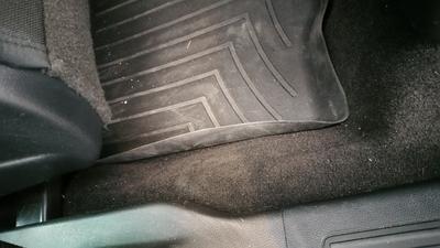 weathertech rear mat end curl